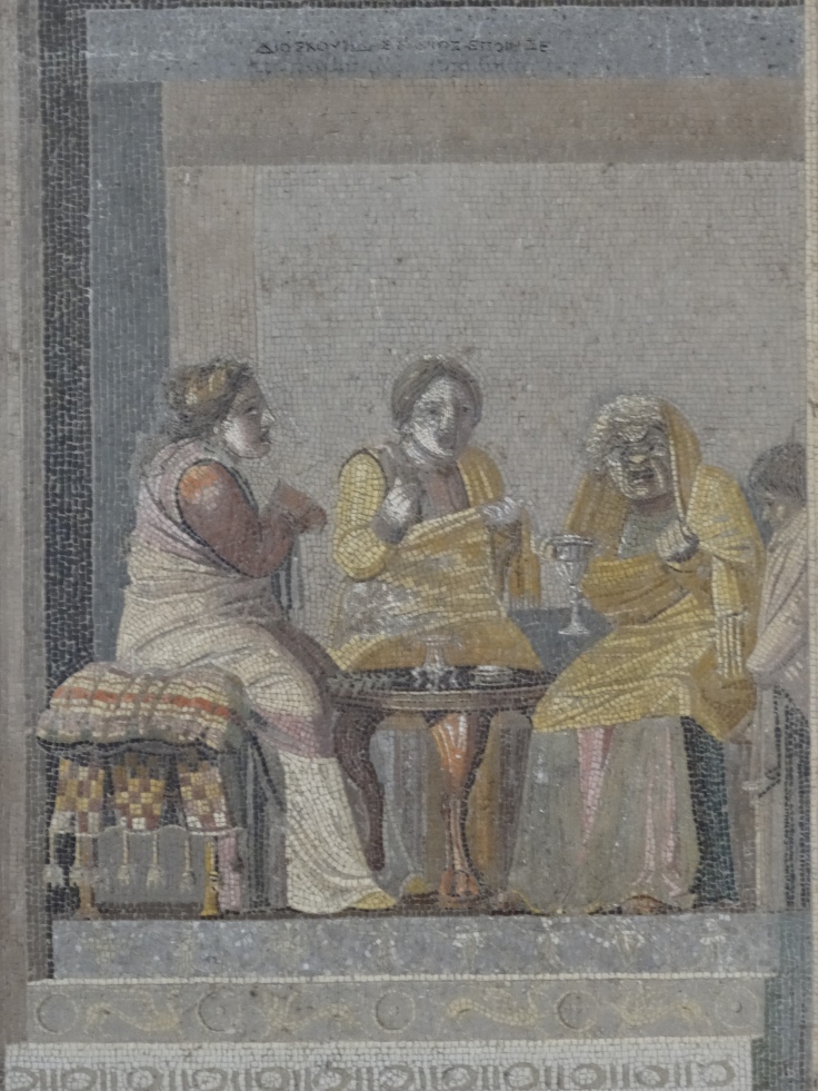 Actors playing women, Naples Archaeological Museum